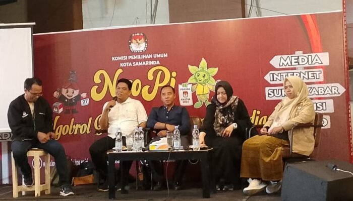 KPU Kota Samarinda Ngobrol Pilkada bersama komunitas Media di Kota Tepian Samarinda