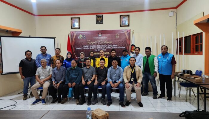 KPU Paser Rapat Koordinasi Untuk Persiapan Penerimaan Pendaftaran Bakal Calon Bupati dan Wakil Bupati Paser 2024.