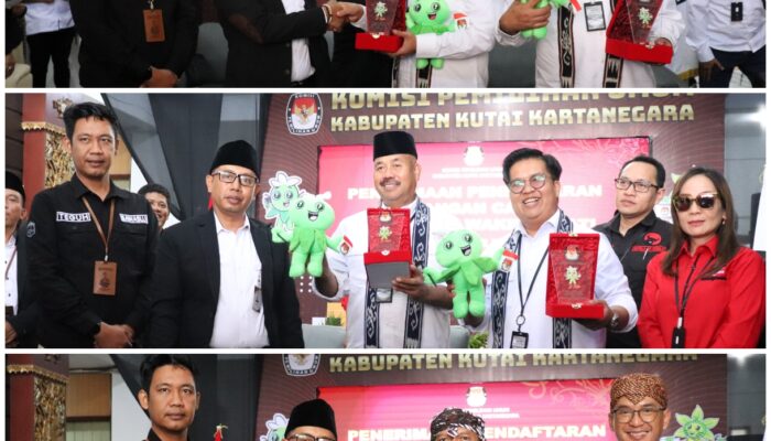 3 Bapaslon Daftar Pilkada Kukar Tahun 2024, Satu Jalur Perseorangan, Dua Jalur Partai Politik