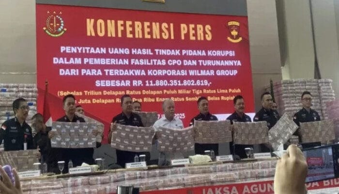 Uang Korupsi CPO Rp11,8 Triliun Disita, Kejagung Kejar Keadilan Meski Terdakwa Dilepas