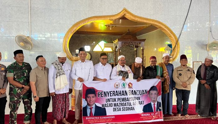 Dukungan Pusat pada Infrastruktur Desa Kembali Hadir, Masjid di Segihan Dapat Suntikan Dana Rp200 Juta