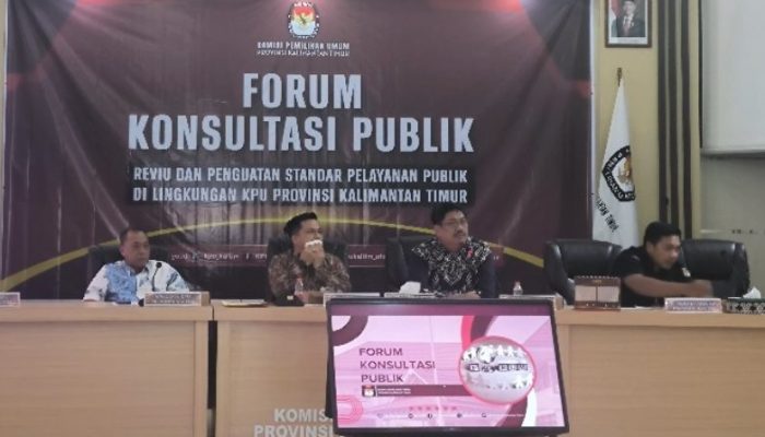 KPU Kaltim Gelar Forum Konsultasi Publik untuk Perkuat Standar Layanan Pemilu